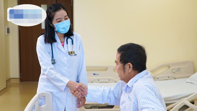 Bệnh nhân hồi phục sức khỏe.