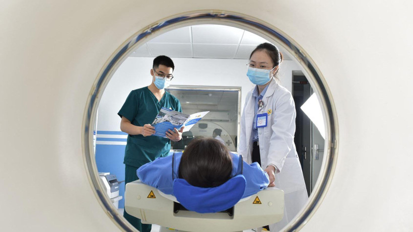 Bệnh nhân chụp CT phát hiện thận hình móng ngựa. 