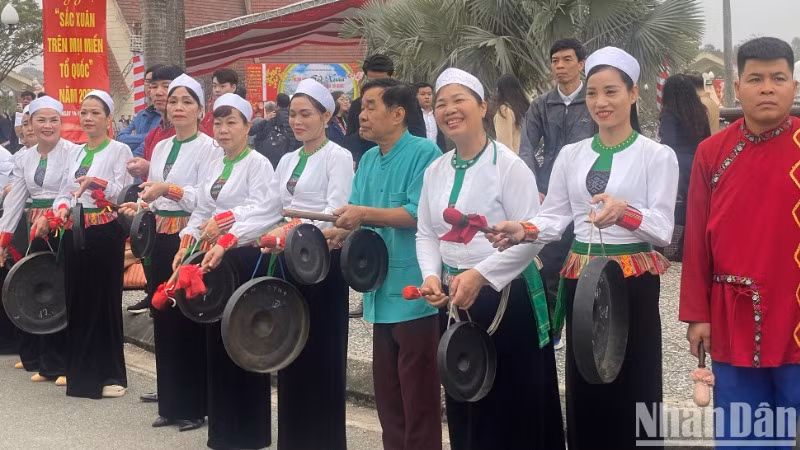 Tái hiện nhiều lễ hội trong dịp nghỉ lễ tại Làng Văn hóa-Du lịch các dân tộc Việt Nam