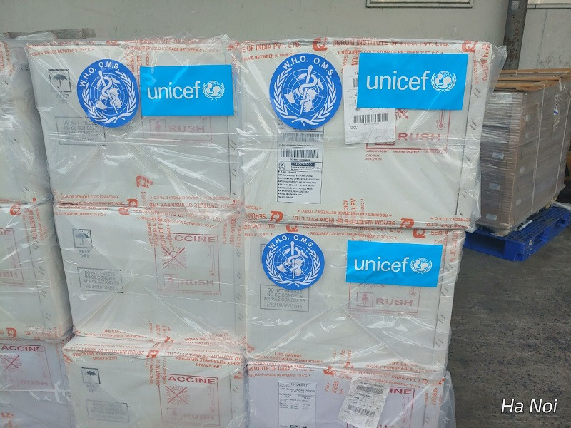 185.700 liều vaccine DTP-VGB-Hib đã về Việt Nam.