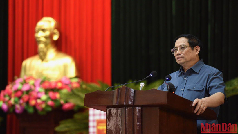 Thủ tướng Phạm Minh Chính phát biểu.