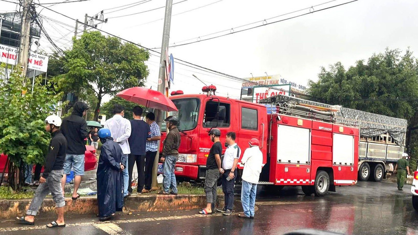 Đắk Lắk: Va chạm với xe cứu hỏa, 1 người tử vong tại chỗ