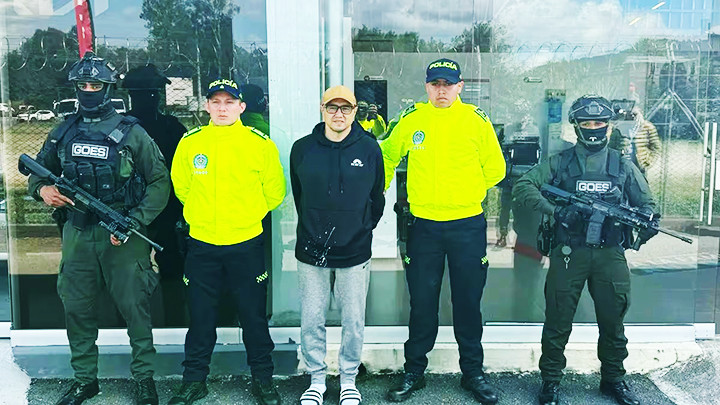 Figueroa bị bắt giữ ở Colombia. Ảnh: CNN