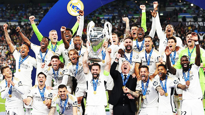 Real Madrid đăng quang danh hiệu Champions League lần thứ 15.
