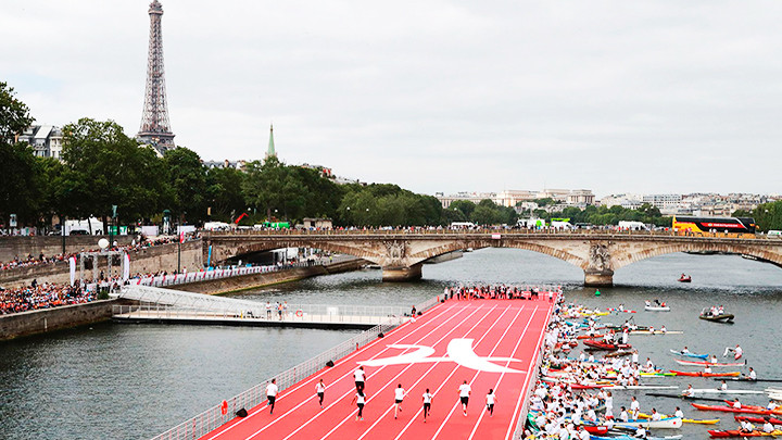 Lễ khai mạc Olympic Paris 2024 dự kiến sẽ được tổ chức trên sông Seine. Ảnh: GETTY IMAGES