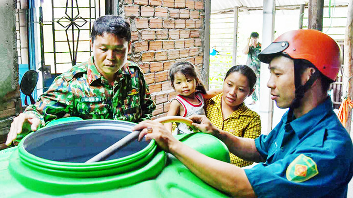 Hỗ trợ nước ngọt cho vùng biên giới
