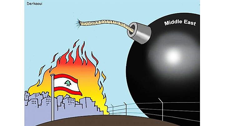 Biếm họa: DERKAOUI ABDELLAH