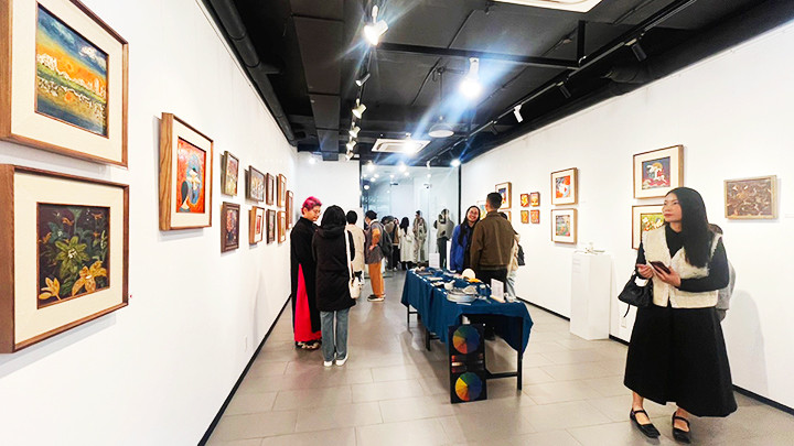 Một góc triển lãm.