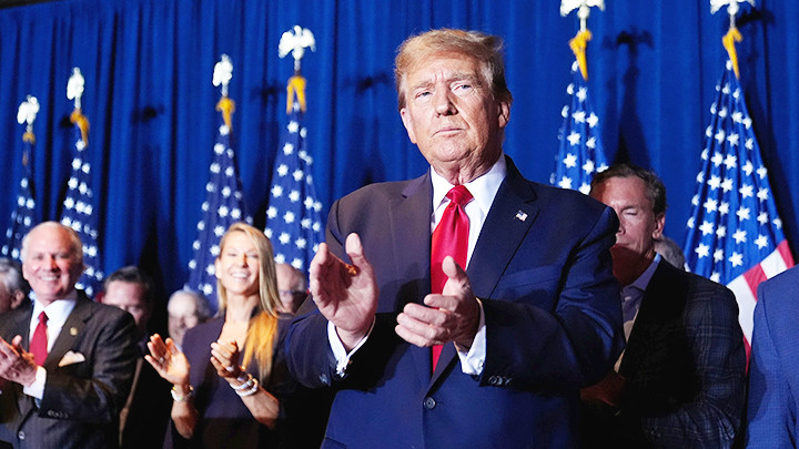 Cựu Tổng thống Donald Trump giành chiến thắng tại South Carolina. Ảnh: CNN