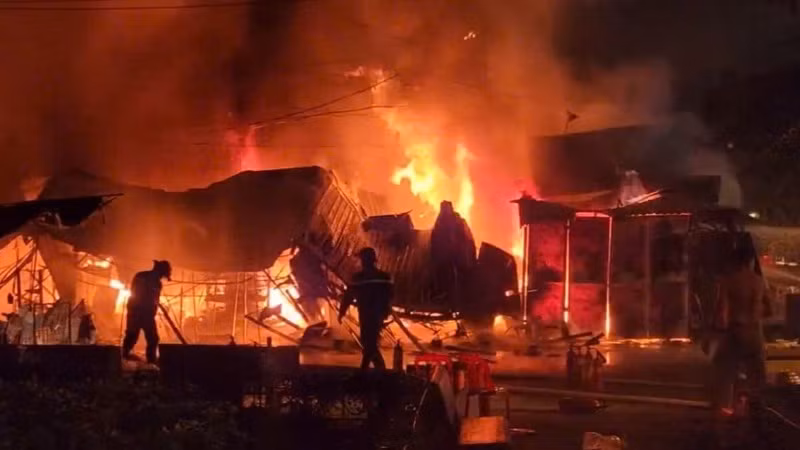 Hiện trường vụ cháy