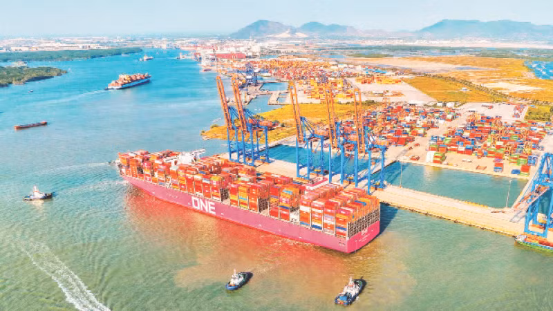 Kinh tế cảng biển là thế mạnh của tỉnh Bà Rịa-Vũng Tàu.