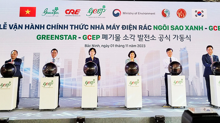 Vận hành nhà máy điện rác đầu tiên ở Bắc Ninh