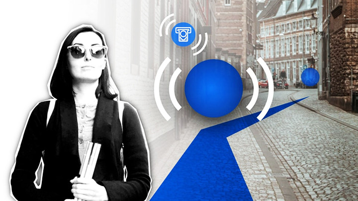 Ứng dụng waveOut hỗ trợ người khiếm thị. Ảnh: DREAMWAVES