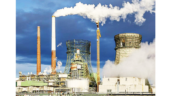 Khí thải công nghiệp toàn cầu tăng mạnh. Ảnh: GETTY