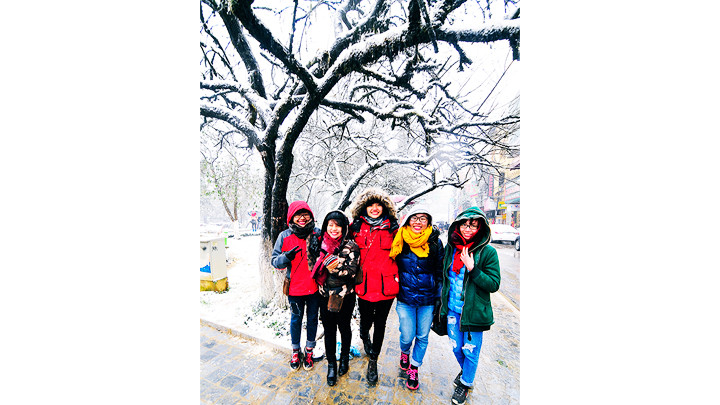 Lung linh “giấc mơ” tuyết trắng