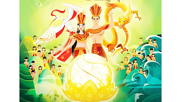 Phim hoạt hình “Con Rồng cháu Tiên”. Ảnh tư liệu