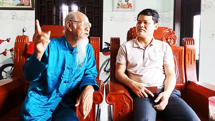 Cựu chiến binh Lê Văn Đoàn kể về ký ức chiến tranh và niềm vui ngày chiến thắng.