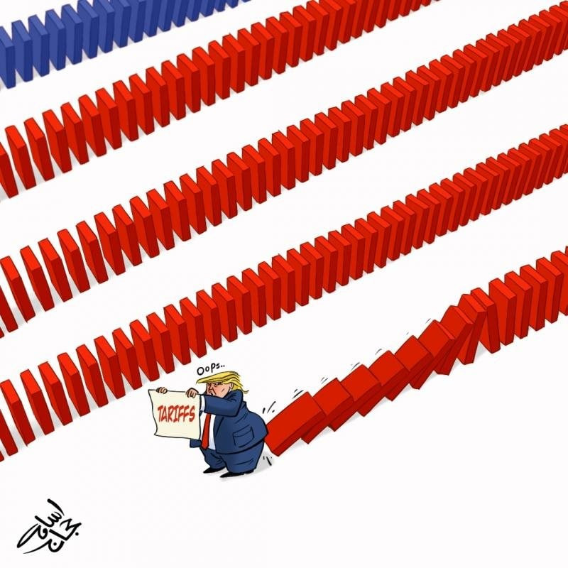 Biếm họa: OSAMA HAJJAJ