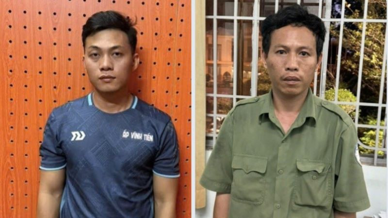 Các đối tượng tại cơ sở cai nghiện ma túy liên quan vụ án. 