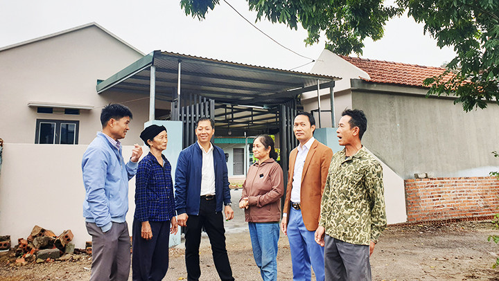 Nhiều ngôi nhà ở khu Trại Thành đã được sửa sang, xây mới.