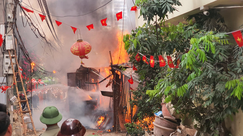 Hiện trường vụ việc. (Ảnh: CTV Nguyễn Nam)