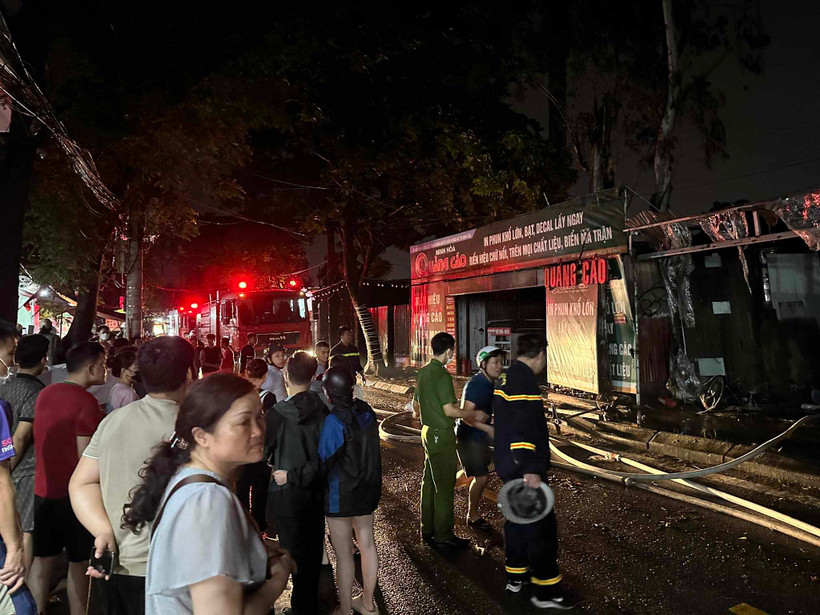 Hiện trường vụ việc.