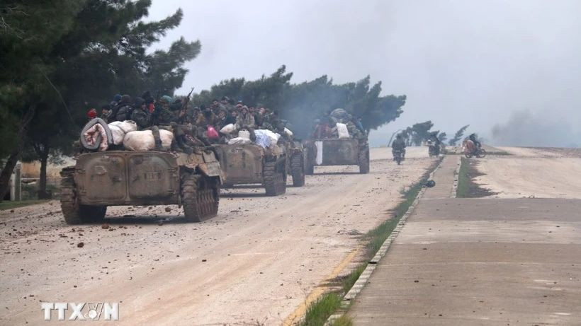 Binh sỹ Syria. (Ảnh: THX/ TTXVN)
