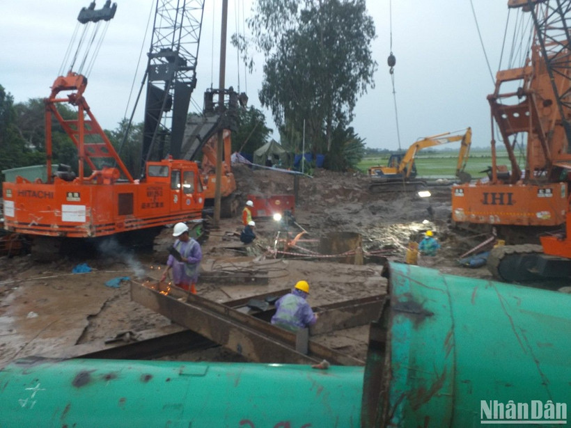 Hiện trường tìm kiếm bé Hạo Nam ngày thứ 11. (Ảnh: CTV)