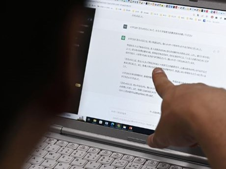 Nhật Bản đã công bố hướng dẫn về sử dụng AI trong trường học. (Nguồn: Kyodo)