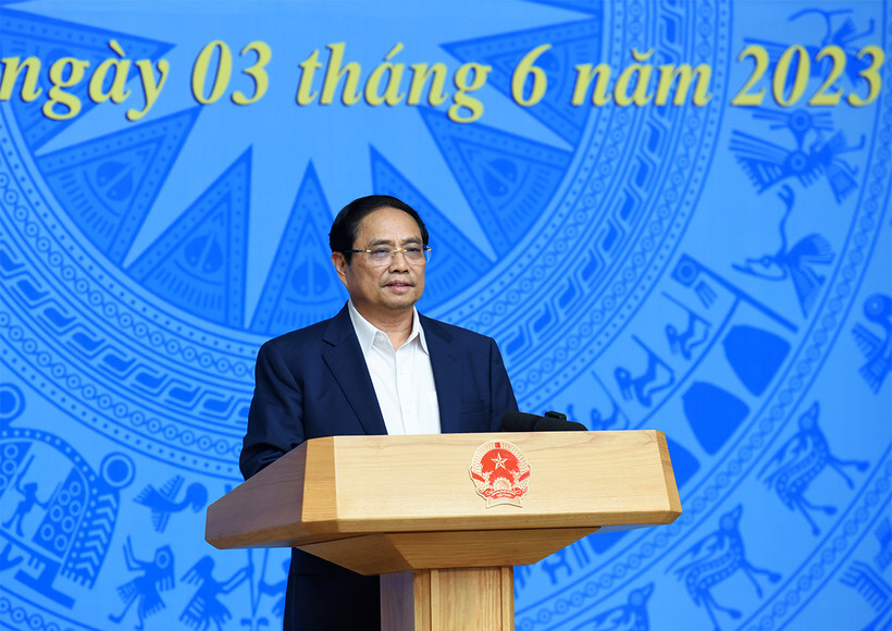 [Ảnh] Thủ tướng Phạm Minh Chính chủ trì Phiên họp lần thứ 20 Ban Chỉ đạo quốc gia phòng, chống dịch Covid-19