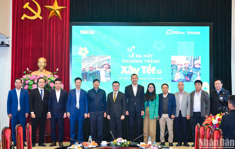 [Ảnh] Lễ ra mắt chương trình "Xây Tết 2024" dành cho 17.000 công nhân
