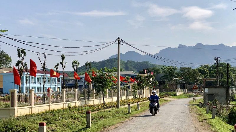 Nhờ có Chương trình mục tiêu Quốc gia về xây dựng Nông thôn mới mà bộ mặt nông thôn Hòa Bình ngày càng phát triển.