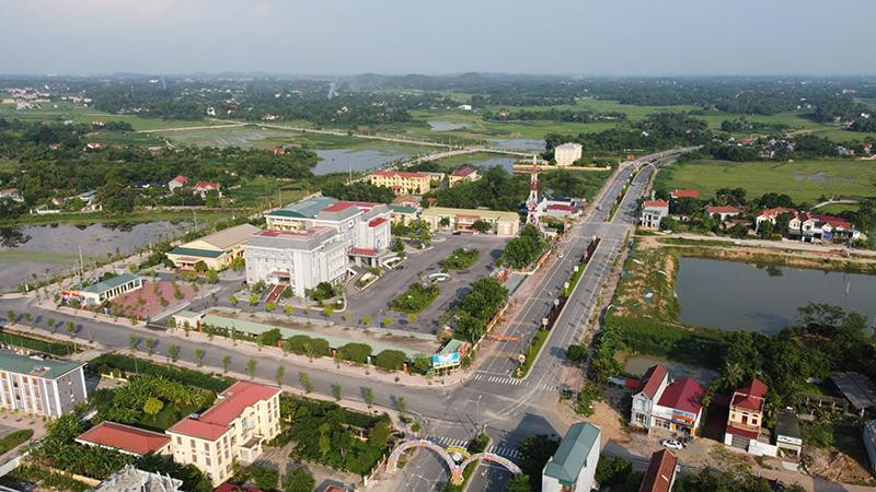 Trung tâm hành chính huyện Sông Lô.