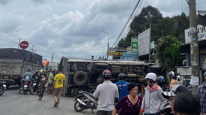 Hiện trường vụ tai nạn.