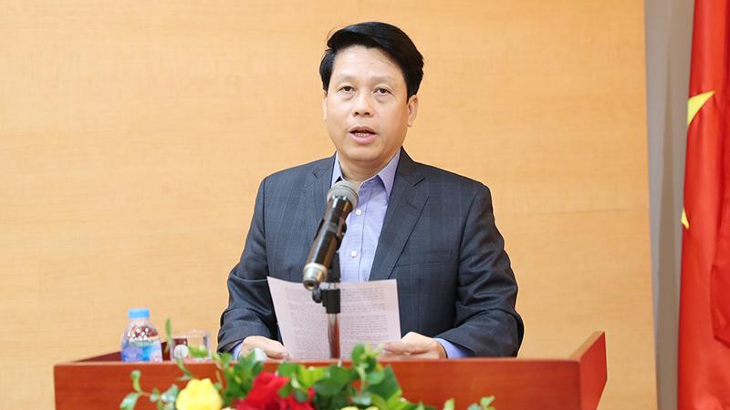 Phó Thống đốc Ngân hàng Nhà nước Việt Nam Phạm Tiến Dũng phát biểu.