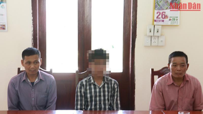 Nạn nhân L.T.Đ đã được trở về cùng gia đình.