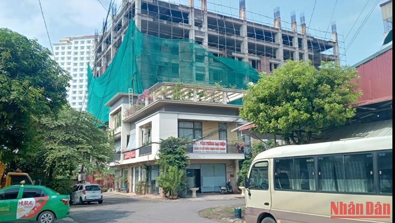 Chung cư Đại Nam ở phường Phan Đình Phùng, thành phố Thái Nguyên được xây dựng hoành tráng, nhưng thiếu nhiều thủ tục pháp lý.