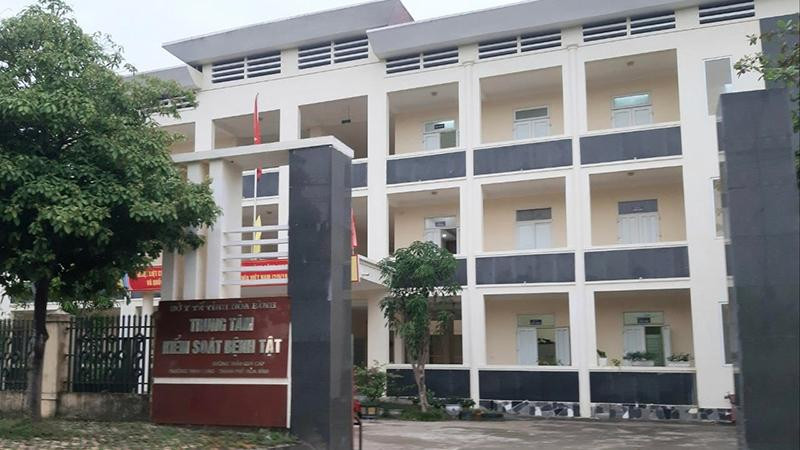 Trụ sở Trung tâm Kiểm soát bệnh tật tỉnh Hòa Bình.