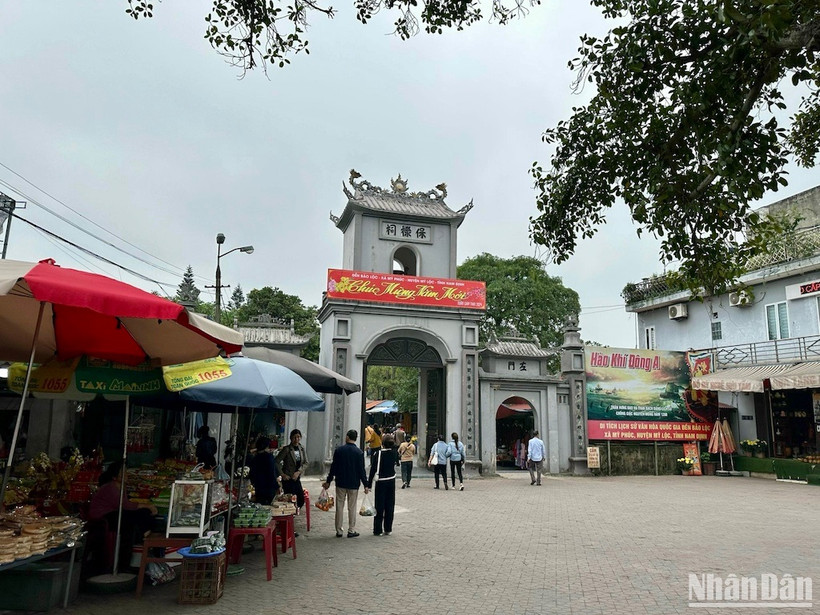 Nam Định yêu cầu khẩn trương kiểm tra, xử lý nghiêm những vi phạm tại di tích đền Bảo Lộc, xã Mỹ Phúc, huyện Mỹ Lộc.