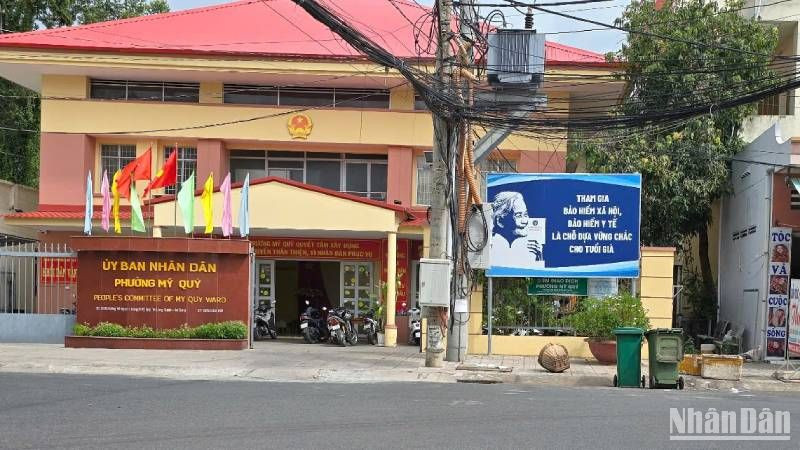 Một góc phường Mỹ Quý.