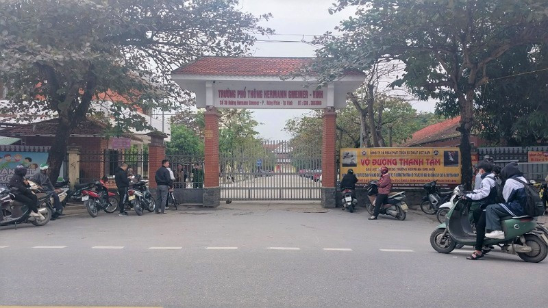 Trường phổ thông Hermann Gmeiner, nơi xảy ra vụ tai nạn.