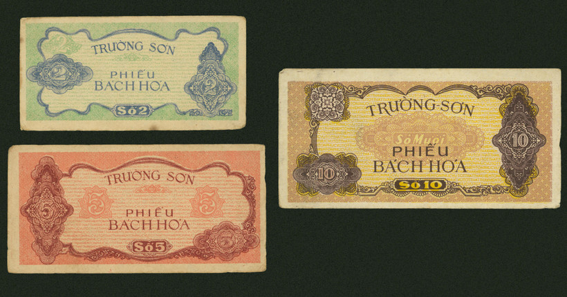 Phiếu bách hóa-tờ tiền độc đáo. Ảnh: Bảo tàng Phụ nữ Việt Nam