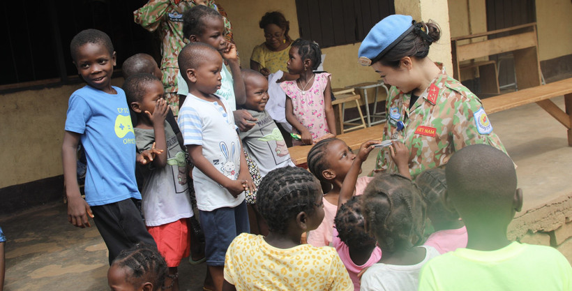 "Nếu được chọn lại, tôi sẽ còn xung phong lên đường làm nhiệm vụ sớm hơn". Ảnh: NVCC