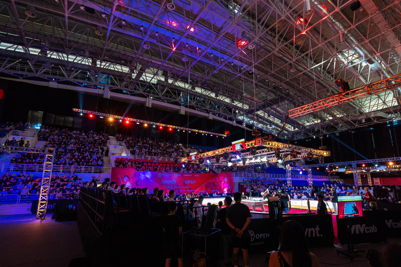 Hanoi Open thu hút sự tham gia của đông đảo cơ thủ và người hâm mộ Việt Nam.
