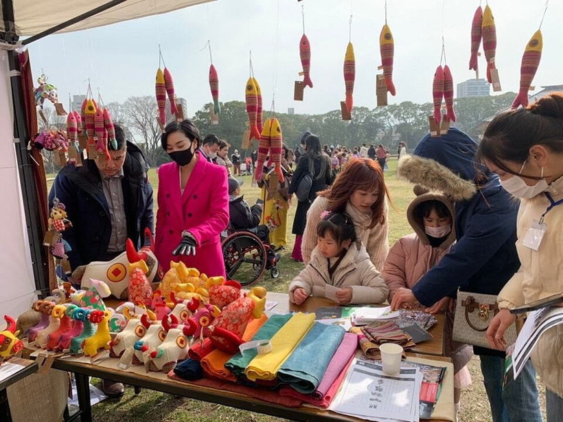 Sản phẩm của Kym Việt (do người khuyết tật tạo ra) gây ấn tượng tại Nhật Bản.