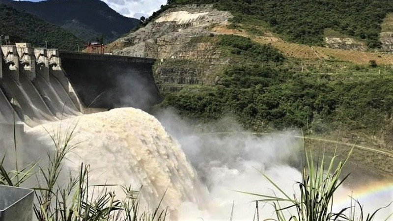 Hồ chứa thủy điện Khe Bố, xã Tam Quang, huyện Tương Dương. (Nguồn: Chi cục Thủy lợi Nghệ An)