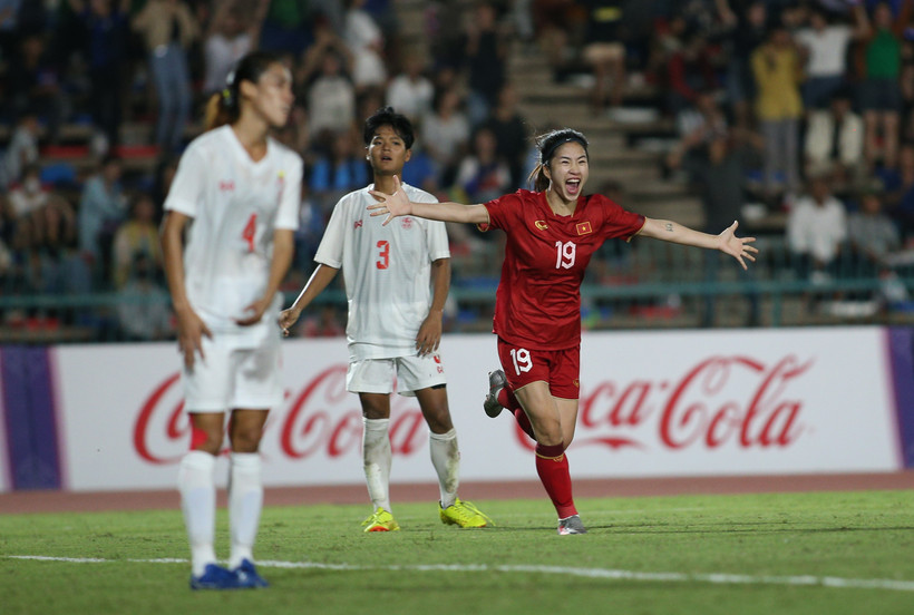 Bàn thắng của Thanh Nhã thể hiện sự kế thừa từ thế hệ trẻ.