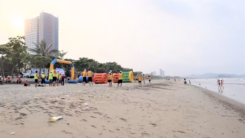 Biển Cửa Lò được đánh giá là một trong những bãi biển đẹp nhất của cả nước.