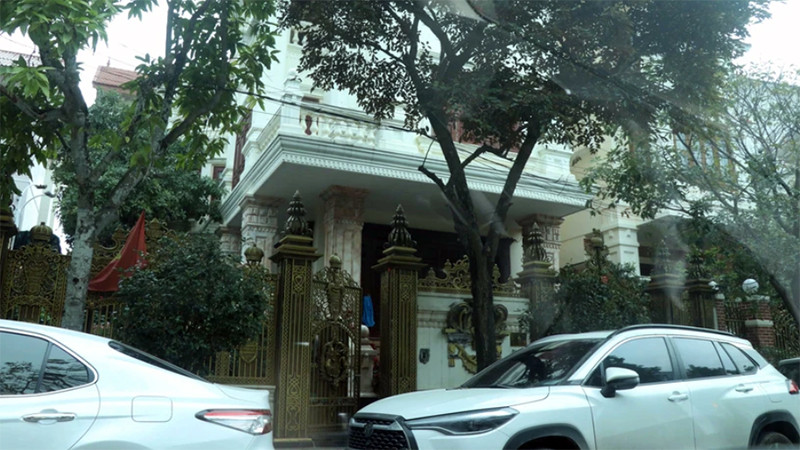 Nhà riêng ông Đỗ Hữu Ca tại Hải Phòng. (Ảnh: TTXVN phát)