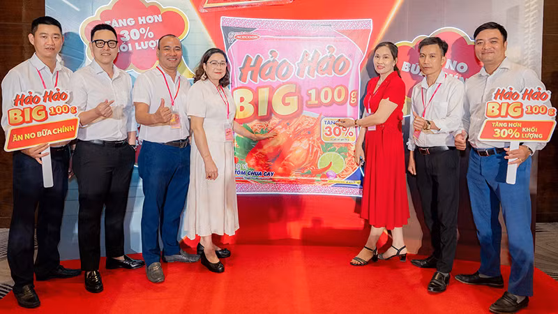 Buổi ra mắt mì Hảo Hảo BIG 100g.